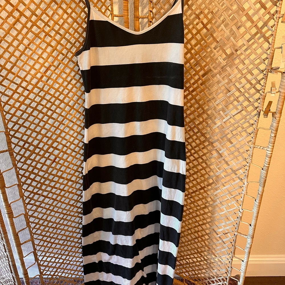 Billabong cream and Black Striped Garment